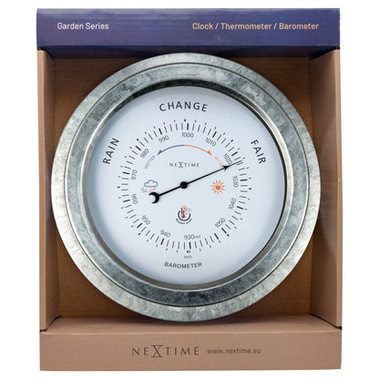 Barometer Buiten 22 cm – Weerbestendig Metaal