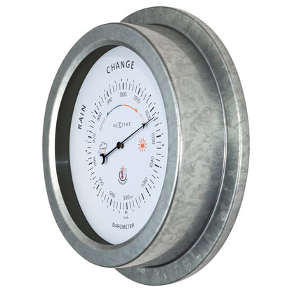 Barometer Buiten 22 cm – Weerbestendig Metaal