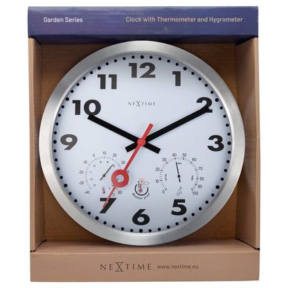 Buiten Wandklok 35 cm Weerbestendig