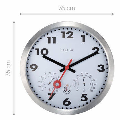 Buiten Wandklok 35 cm Weerbestendig