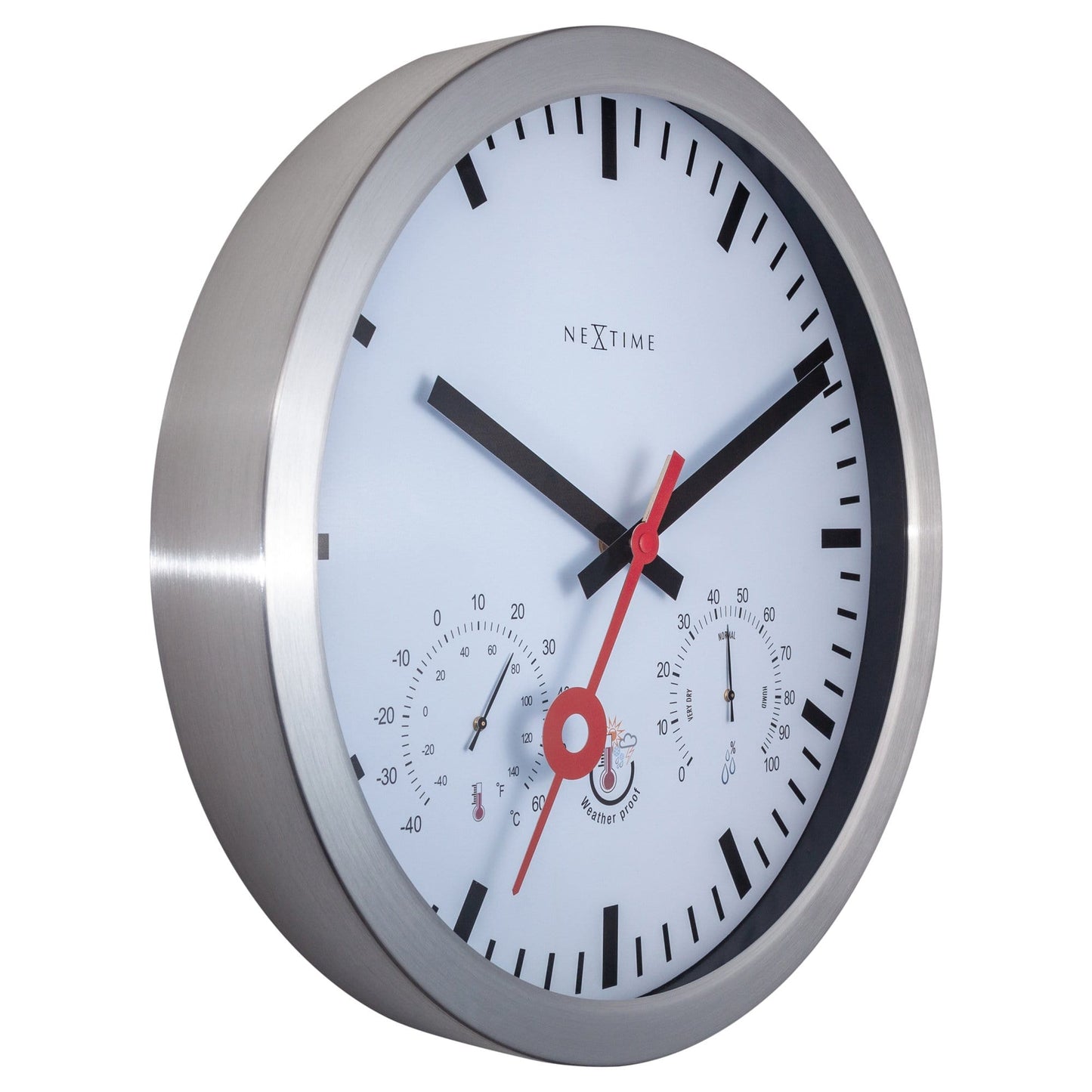 Buiten Wandklok 35 cm Weerbestendig