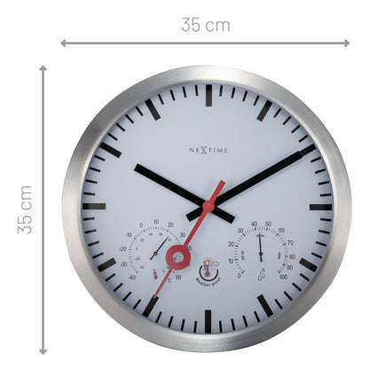 Buiten Wandklok 35 cm Weerbestendig