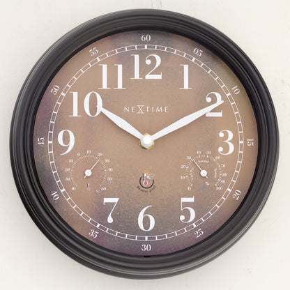 Buiten Wandklok 23,5 cm Weerbestendig