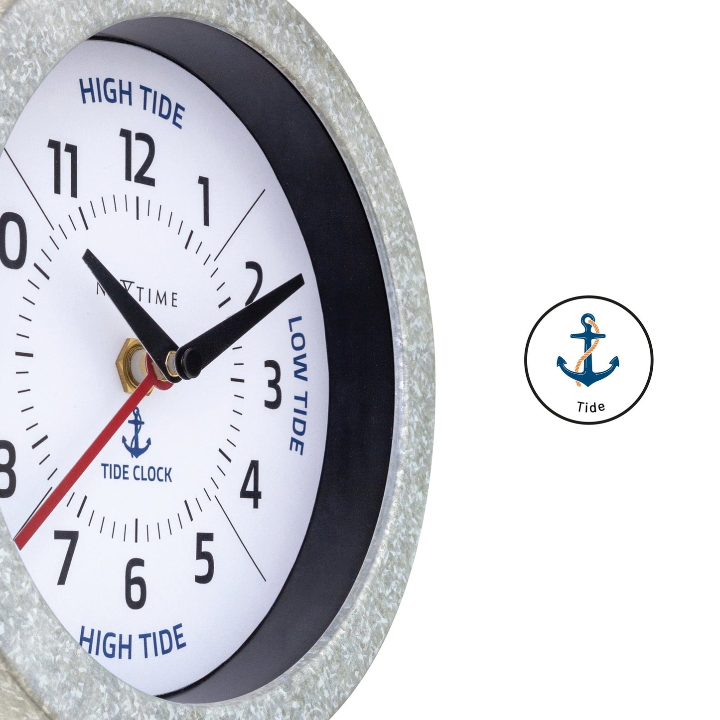 Wandklok met Getijdenmeter 22 cm