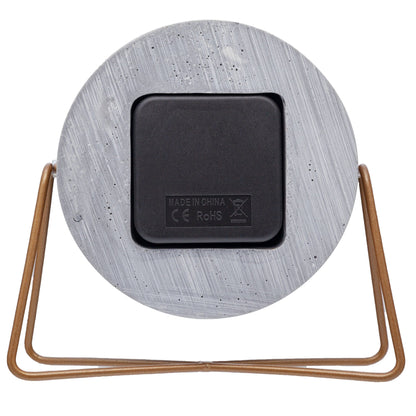 Tafelklok Polyresin – Compacte Design Klok – 17 cm