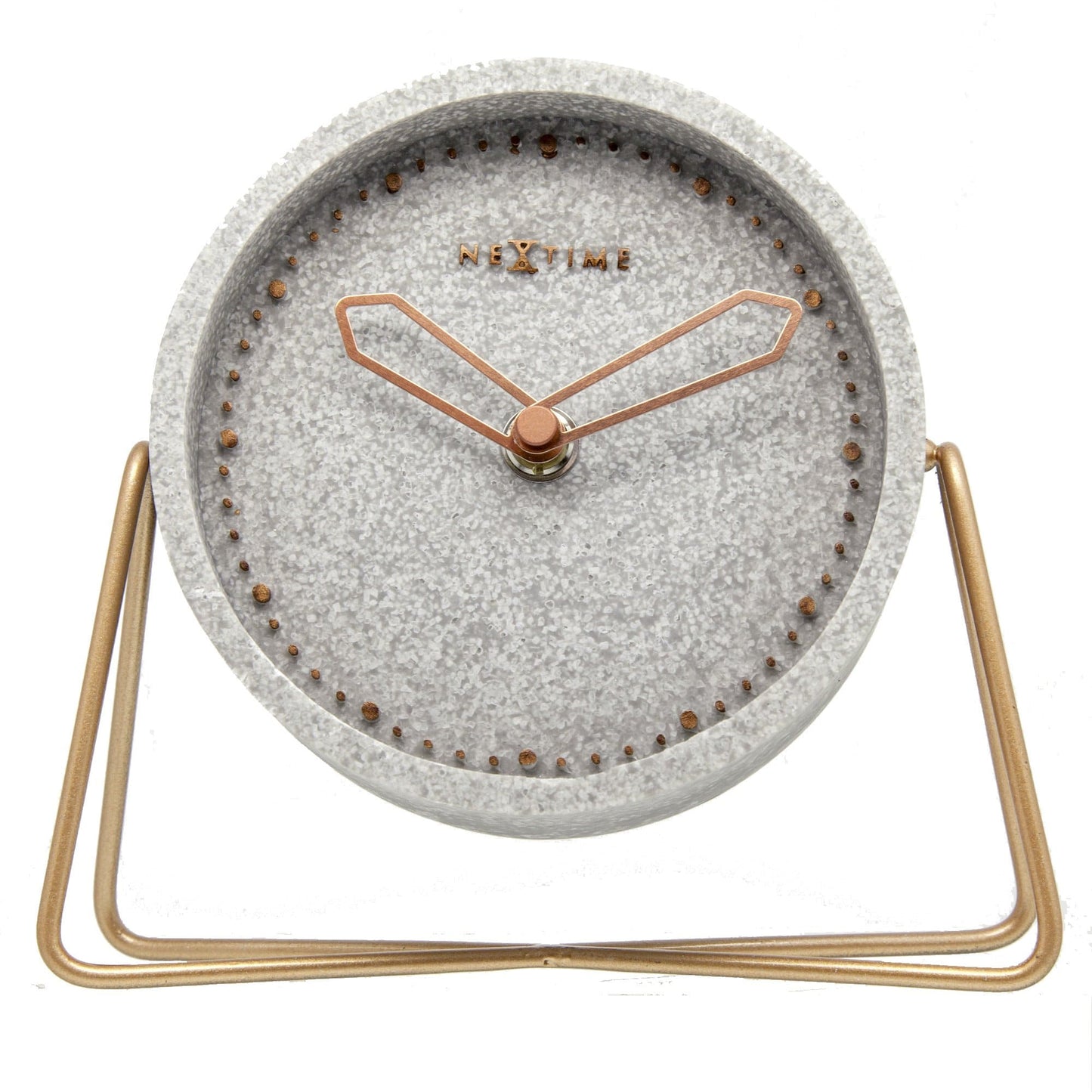 Tafelklok Polyresin – Compacte Design Klok – 17 cm