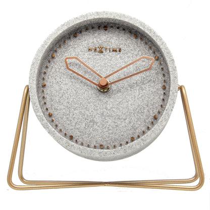 Tafelklok Polyresin – Compacte Design Klok – 17 cm