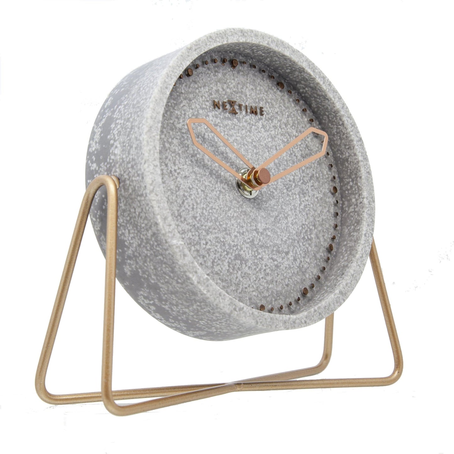 Tafelklok Polyresin – Compacte Design Klok – 17 cm