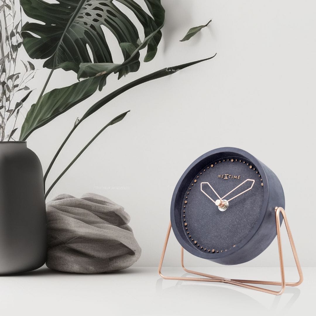 Tafelklok Polyresin – Compacte Design Klok – 17 cm