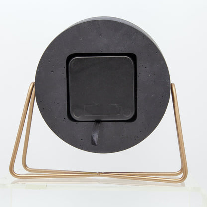 Tafelklok Polyresin – Compacte Design Klok – 17 cm