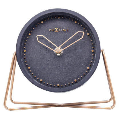 Tafelklok Polyresin – Compacte Design Klok – 17 cm