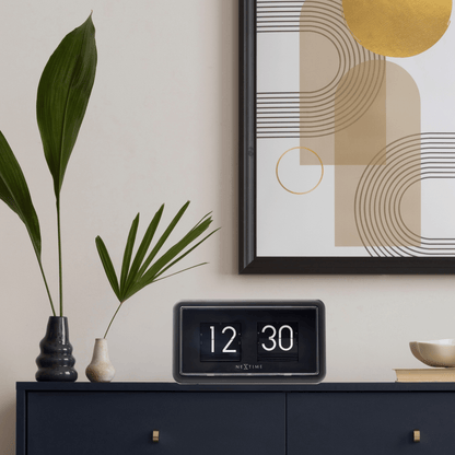 Flip Klok Tafel/Wand – Retro Design Klok – 18 cm
