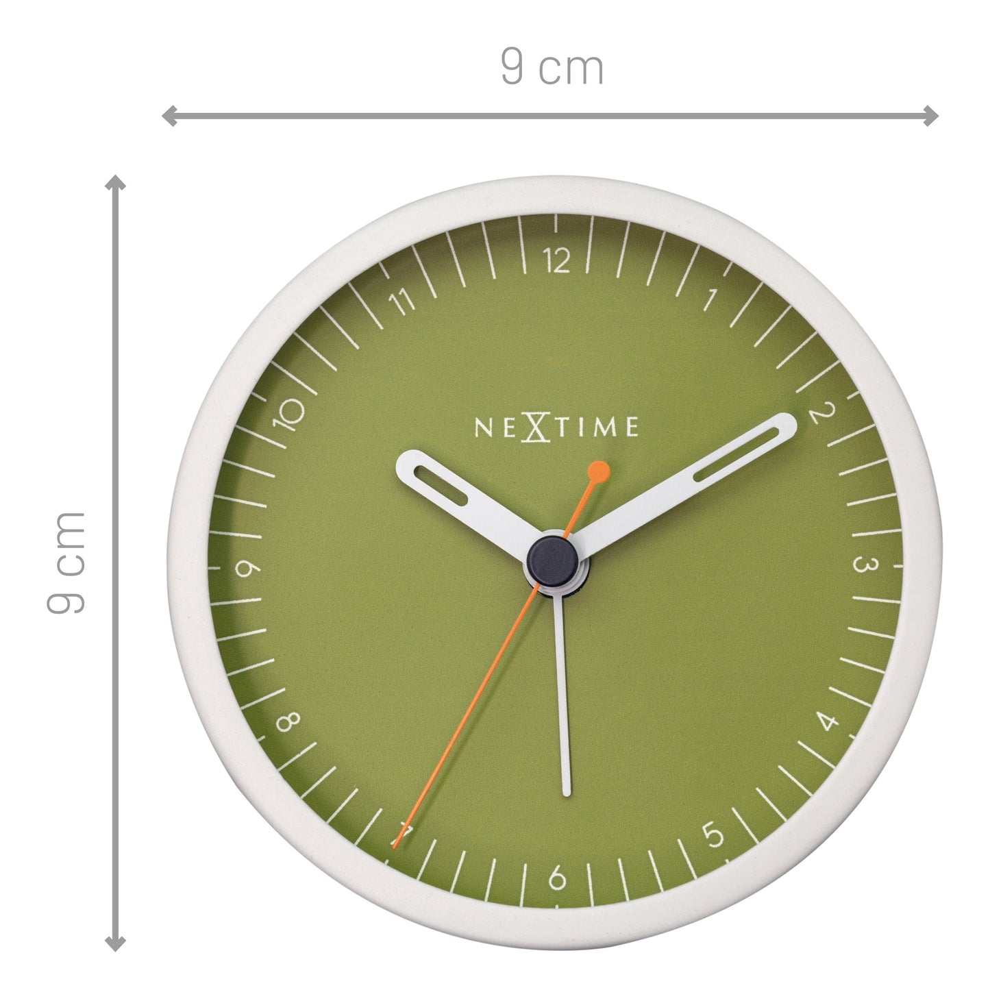 Stille Wekker Metaal – Compacte Alarmklok met Licht