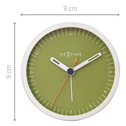 Stille Wekker Metaal – Compacte Alarmklok met Licht