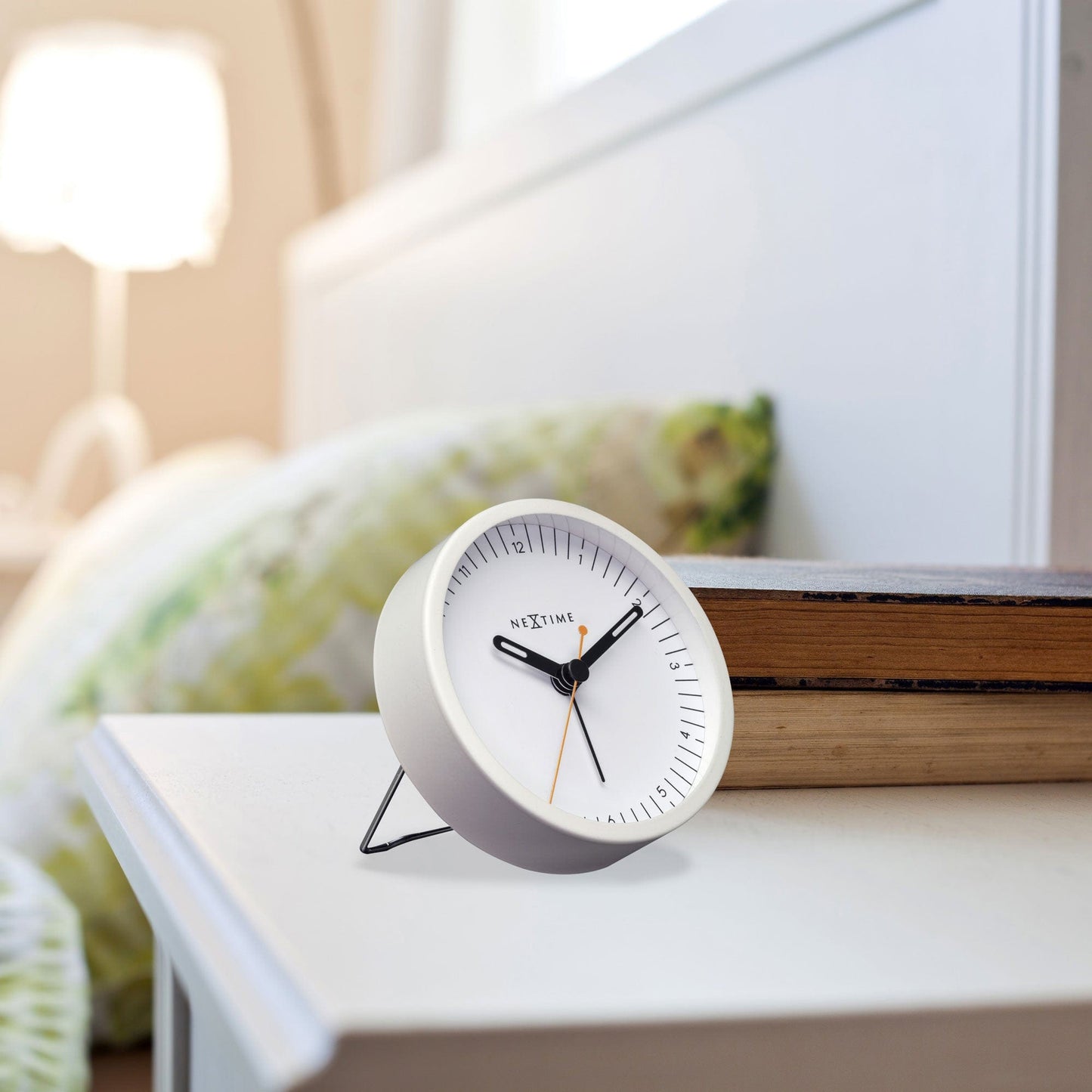 Stille Wekker Metaal – Compacte Alarmklok met Licht
