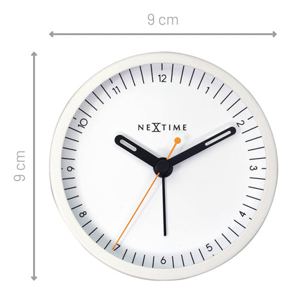 Stille Wekker Metaal – Compacte Alarmklok met Licht