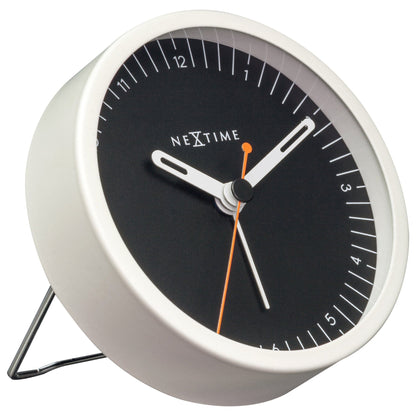 Stille Wekker Metaal – Compacte Alarmklok met Licht