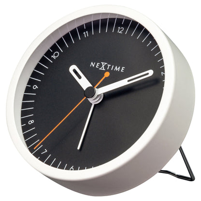 Stille Wekker Metaal – Compacte Alarmklok met Licht