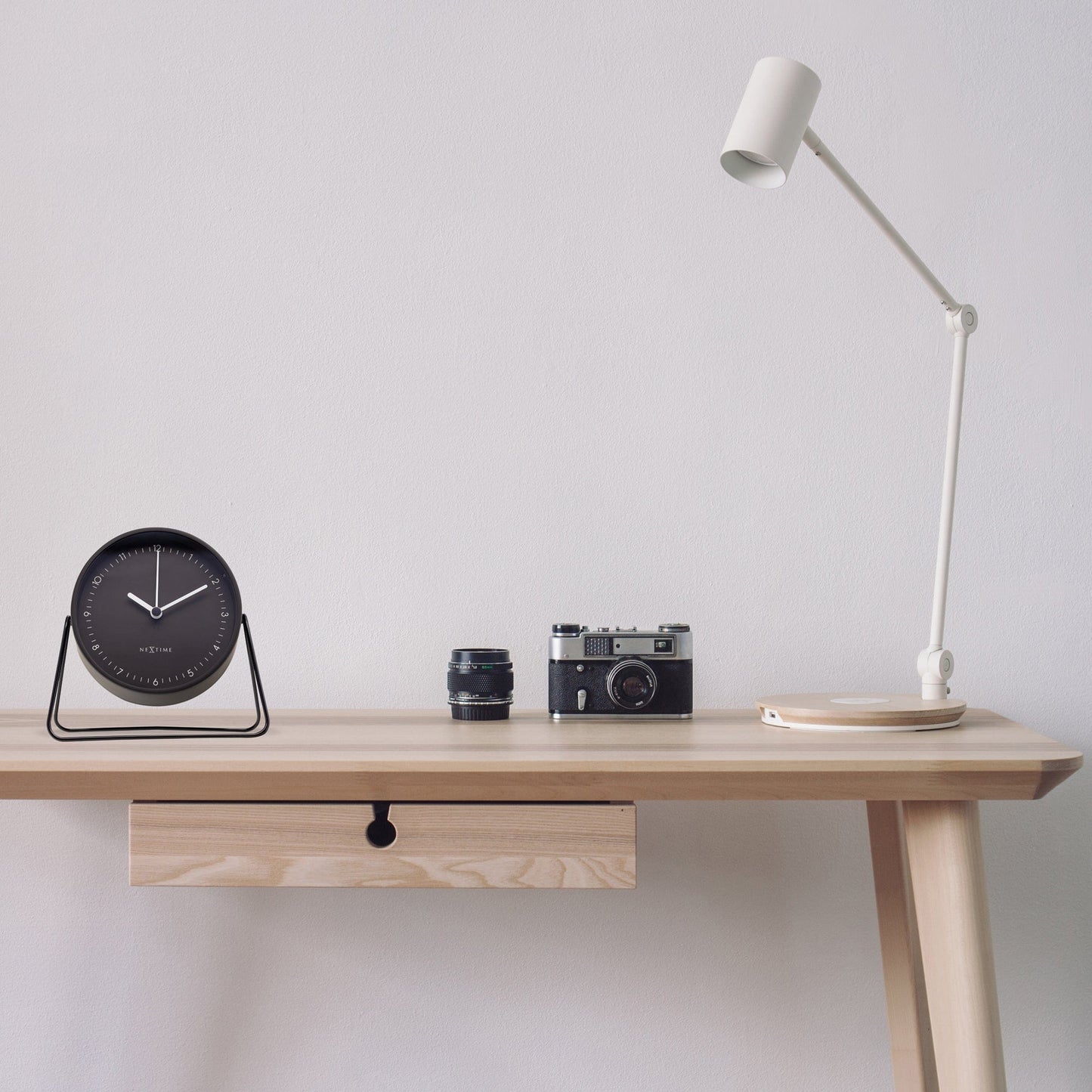 Stille Wekker Metaal – Tafelwekker Design – Berlin Table