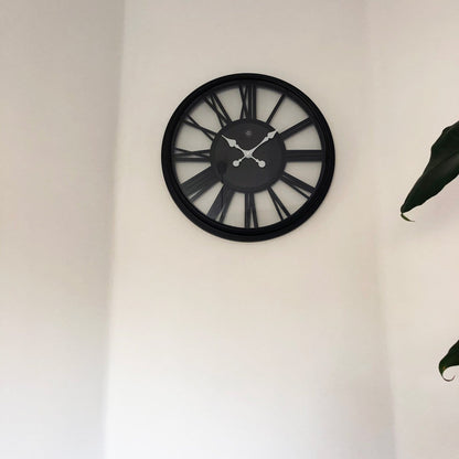 Wandklok 51 cm Kunststof – Grote Design Klok
