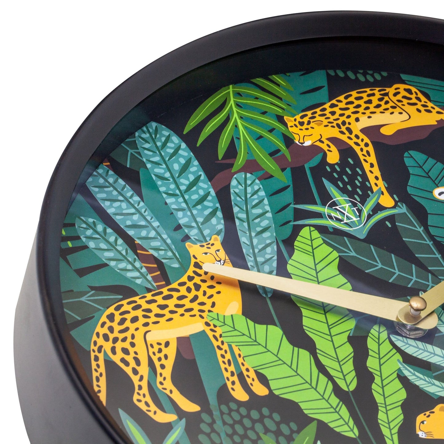 Wandklok 30 cm Kunststof – Urban Jungle Design