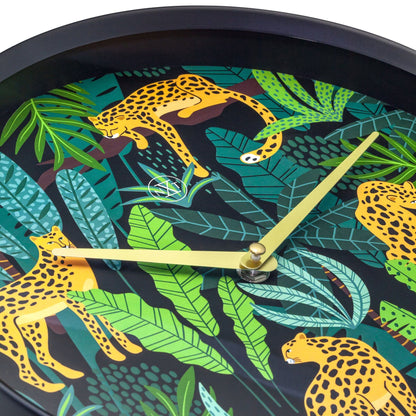 Wandklok 30 cm Kunststof – Urban Jungle Design