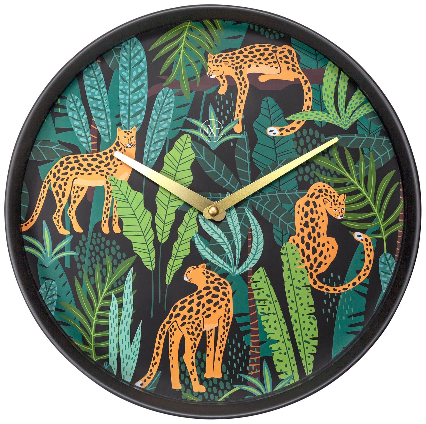 Wandklok 30 cm Kunststof – Urban Jungle Design