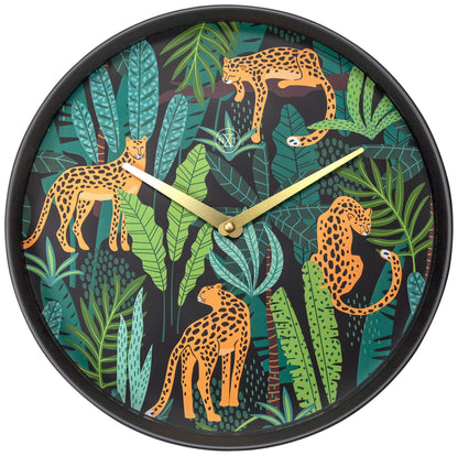 Wandklok 30 cm Kunststof – Urban Jungle Design