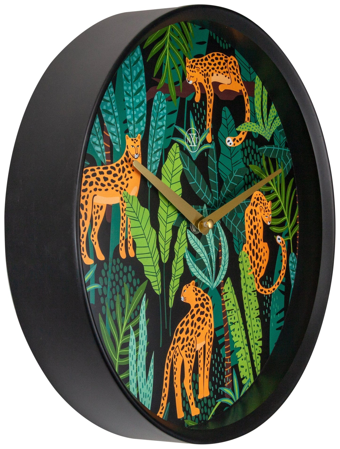 Wandklok 30 cm Kunststof – Urban Jungle Design