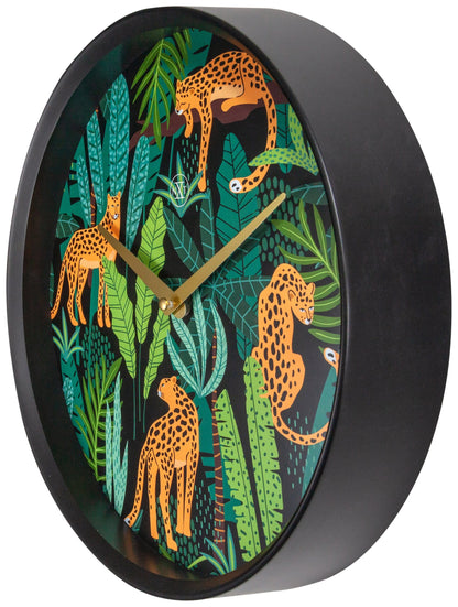 Wandklok 30 cm Kunststof – Urban Jungle Design