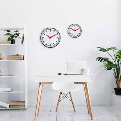 Stille Wandklok 25,5 cm Kunststof – Design Klok