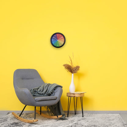 Stille Wandklok 36 cm Kunststof – Modern Design – Joy