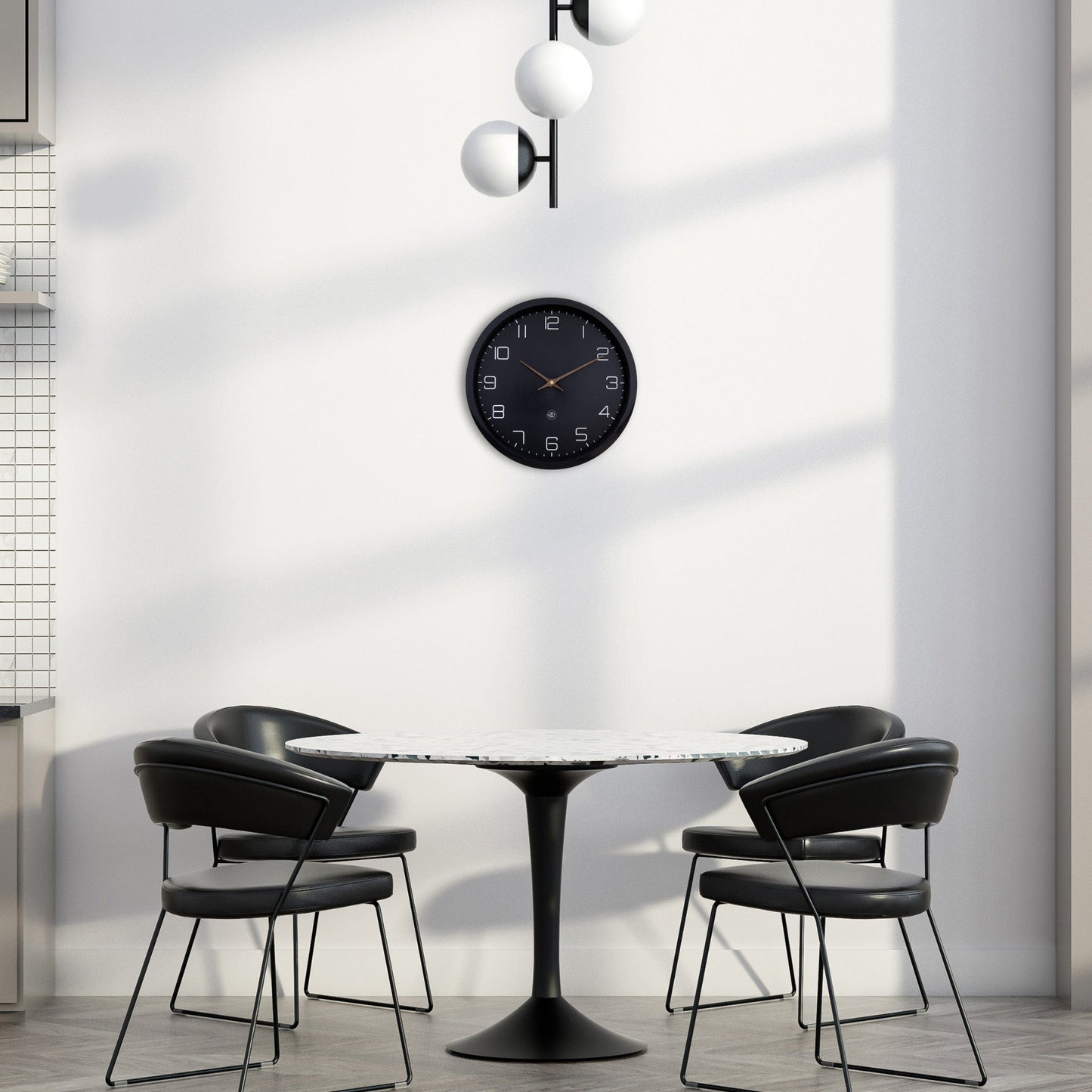 Stille Wandklok 30 cm Eco