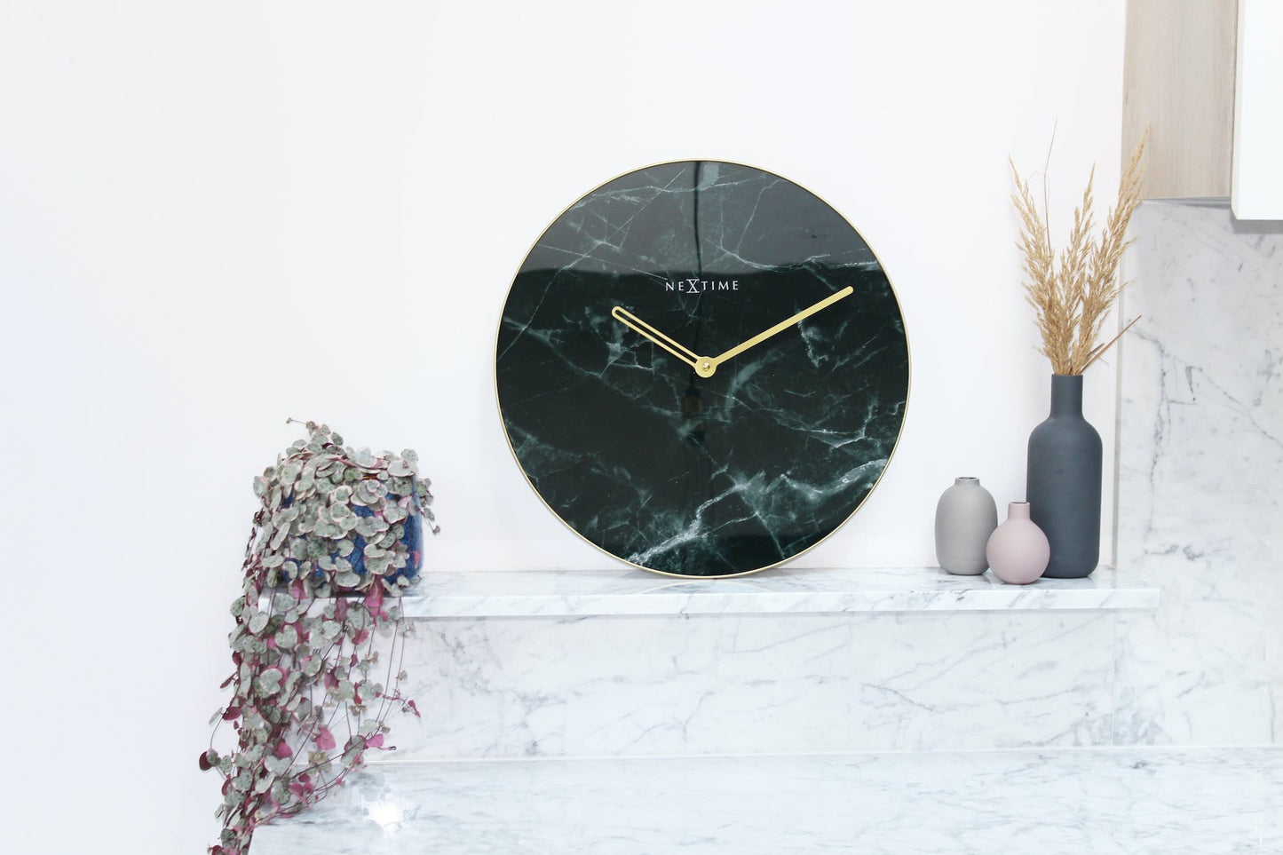 Wandklok 40 cm – Marmer Design