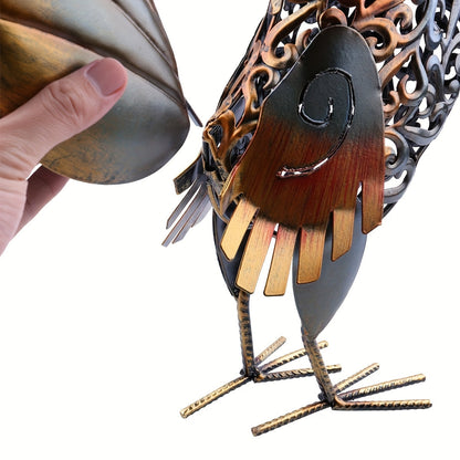 Metalen Haan Tuindecoratie Vintage Tuinbeeld