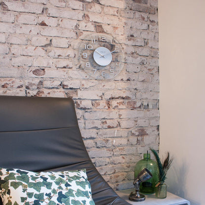 Wandklok 30 cm Glas – Moderne Design Klok