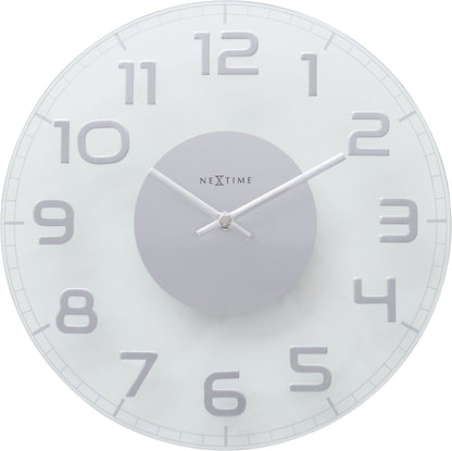Wandklok 30 cm Glas – Moderne Design Klok