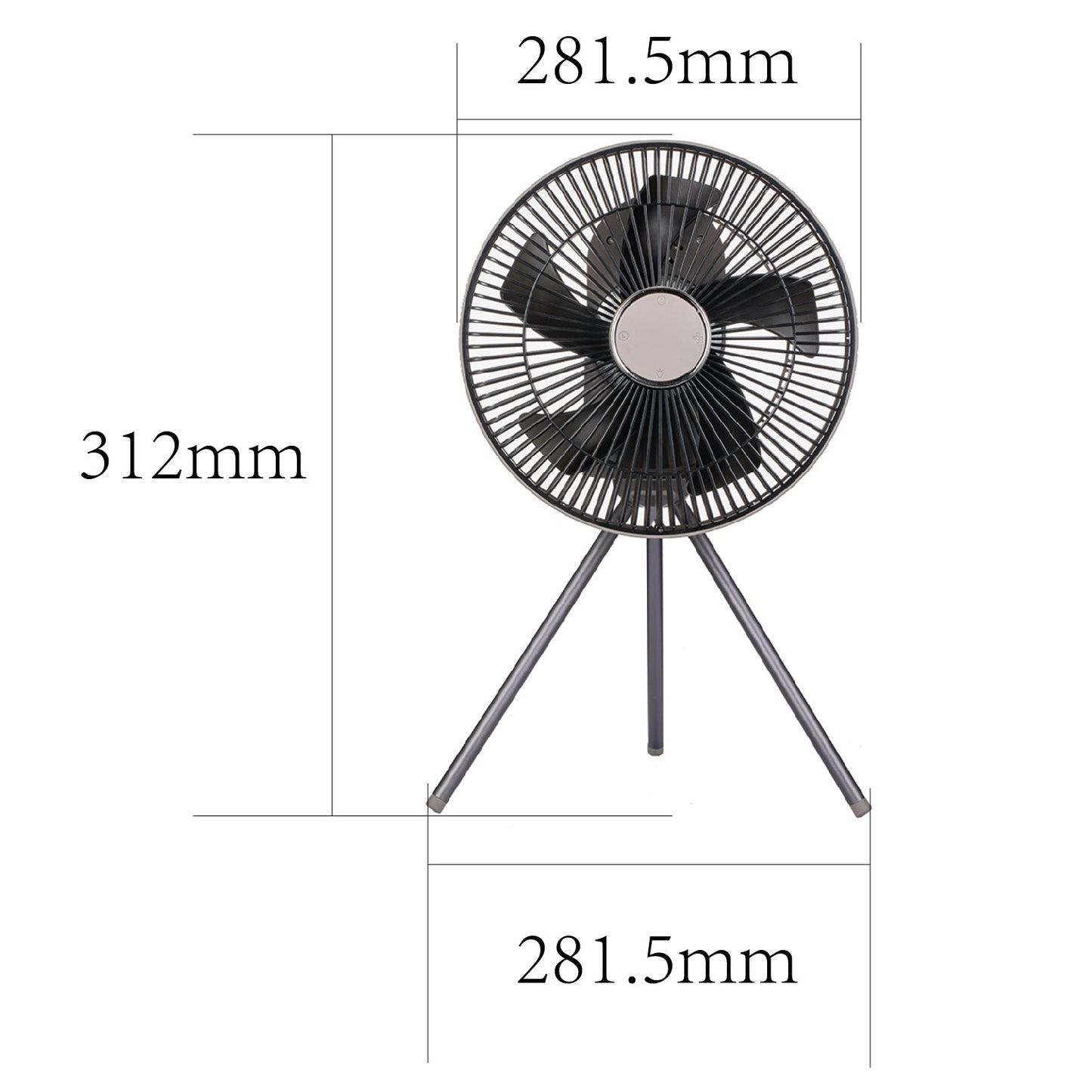 Oplaadbare Campingventilator.