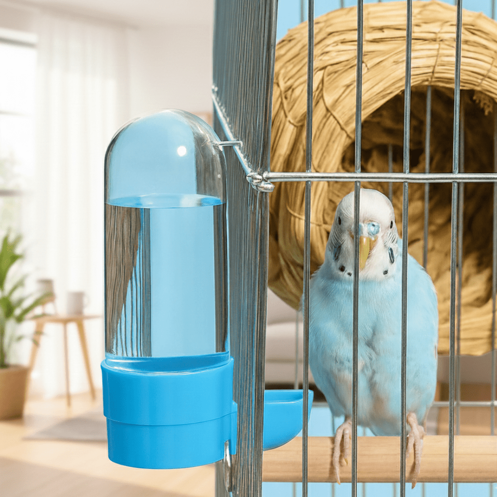 2-in-1 Automatische Vogelvoeder en Drinkbak