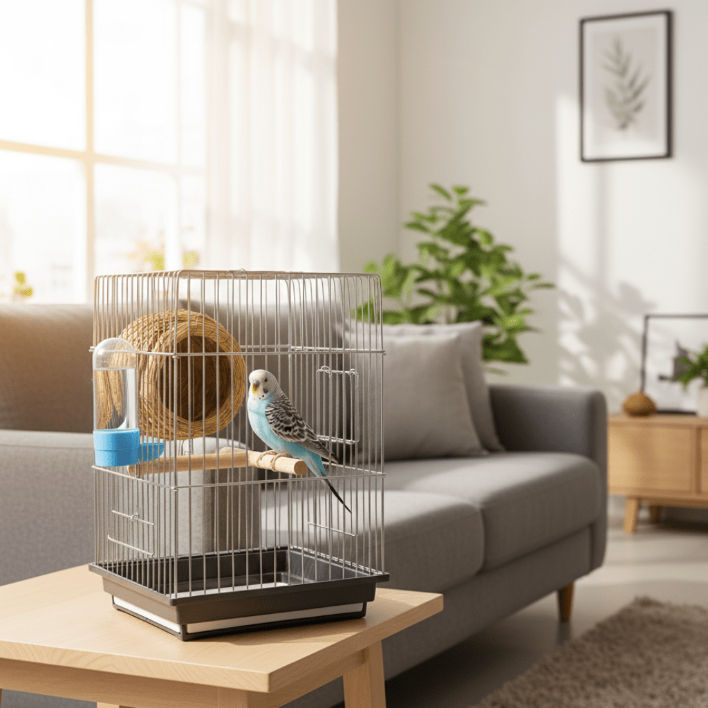 2-in-1 Automatische Vogelvoeder en Drinkbak