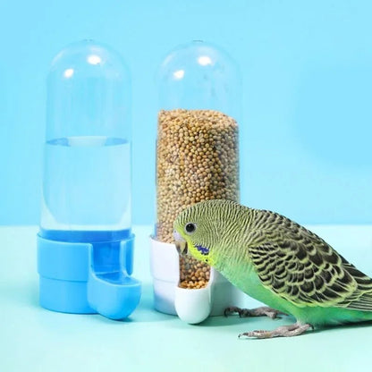 2-in-1 Automatische Vogelvoeder en Drinkbak