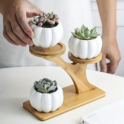 Bamboe opbergrek – 2-laags organizer