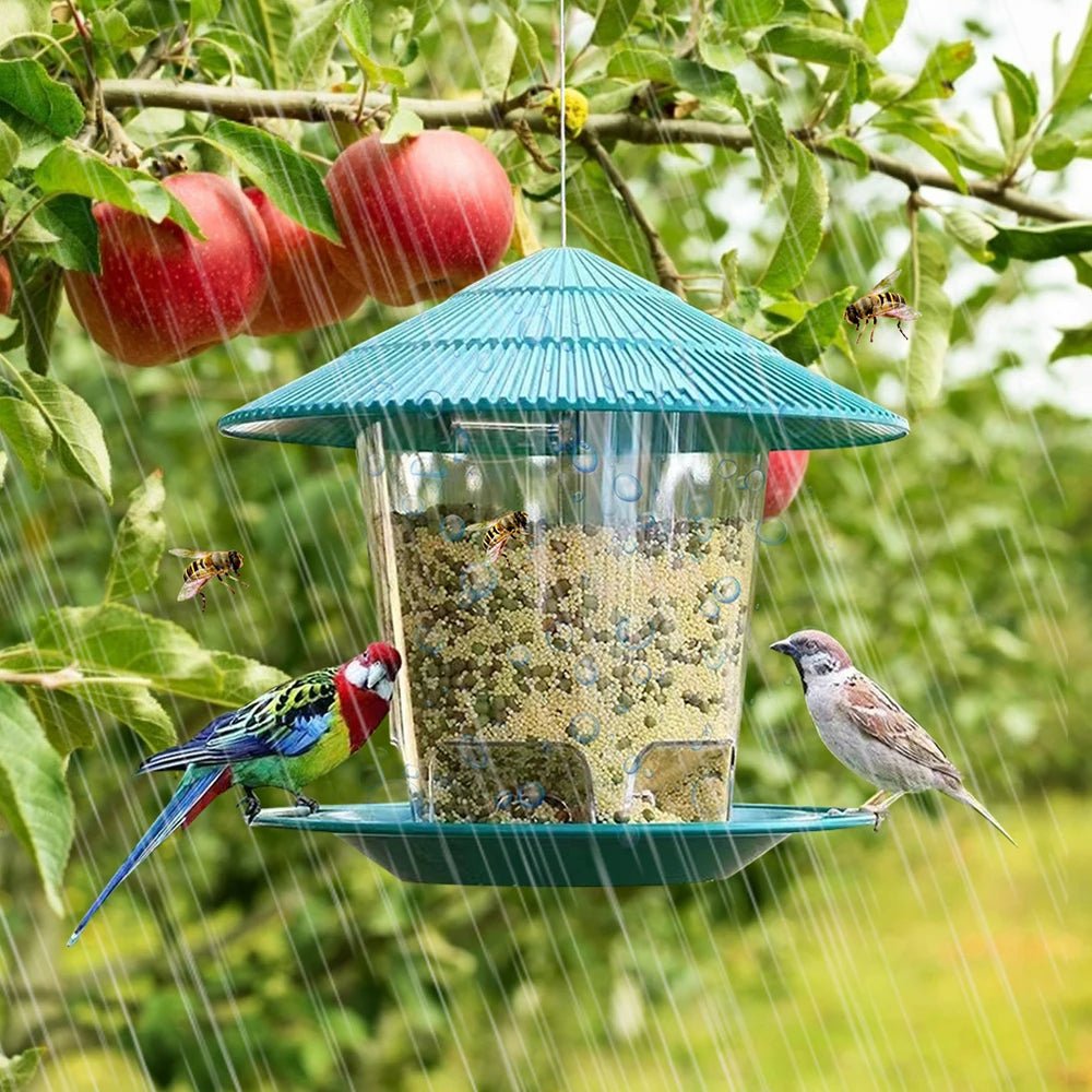 Zeshoekige Vogelvoeder – Vogelvoeder Buiten Navulbaar Weerbestendig