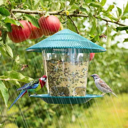 Zeshoekige Vogelvoeder – Vogelvoeder Buiten Navulbaar Weerbestendig