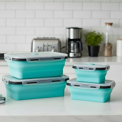 Opvouwbare lunchbox set