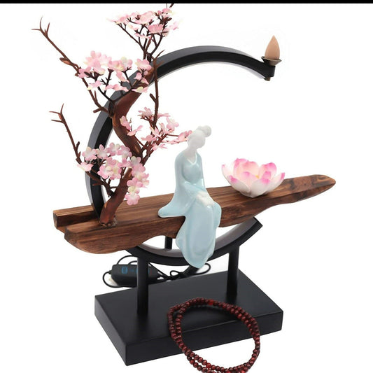Wierook Waterval Backflow Wierookbrander Kegelhouder Design Decoratie Zen