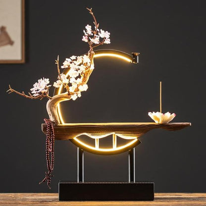 Wierook Waterval Backflow Wierookbrander Kegelhouder Design Decoratie Zen