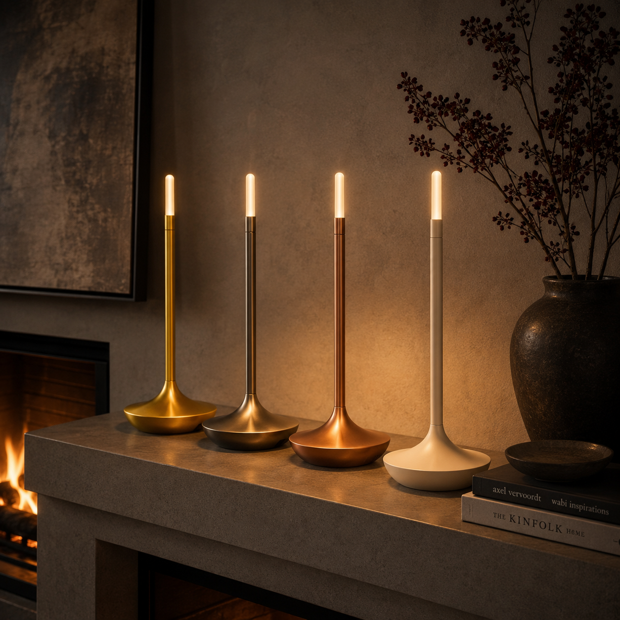 Decolind Tafellamp – Draadloos – LED – Touchbediening