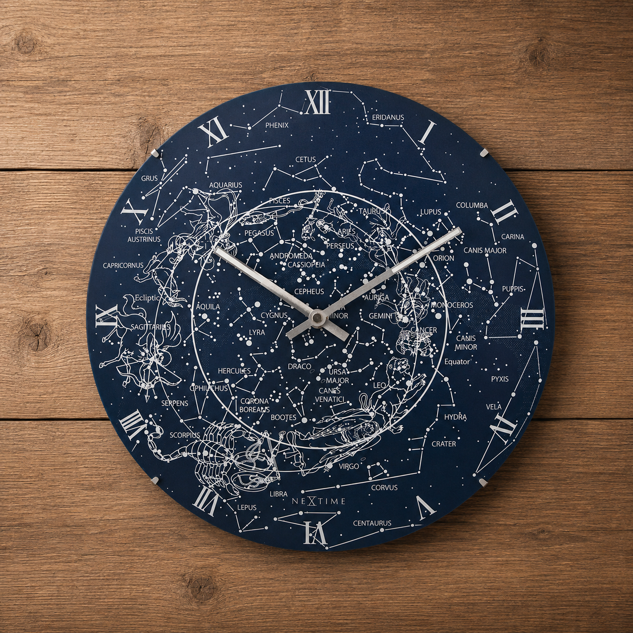 Wandklok 35 cm Glow in the Dark