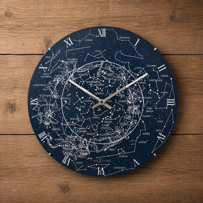 Wandklok 35 cm Glow in the Dark